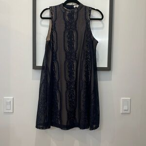 Love Fire Navy Lace Dress Size M